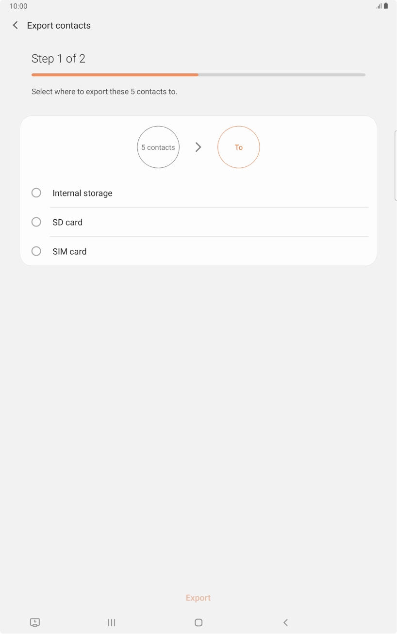 Press the name of your SIM.