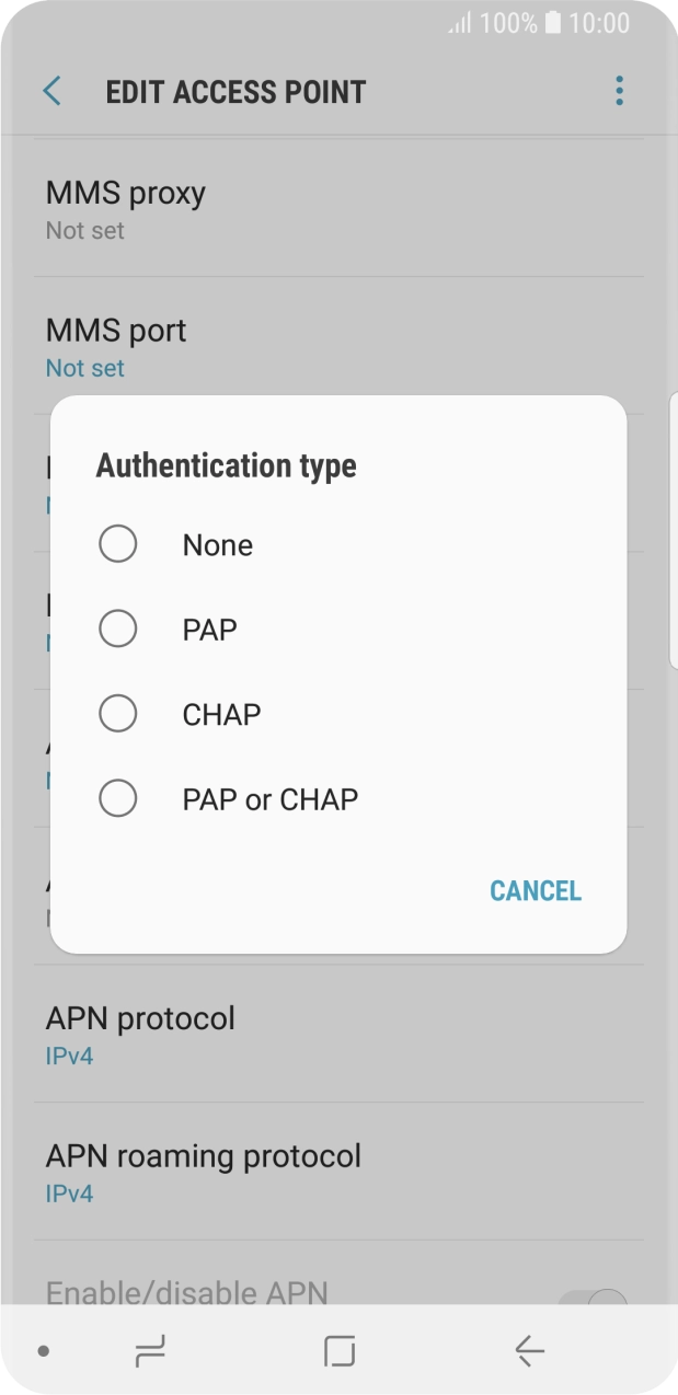Press None. Press None.