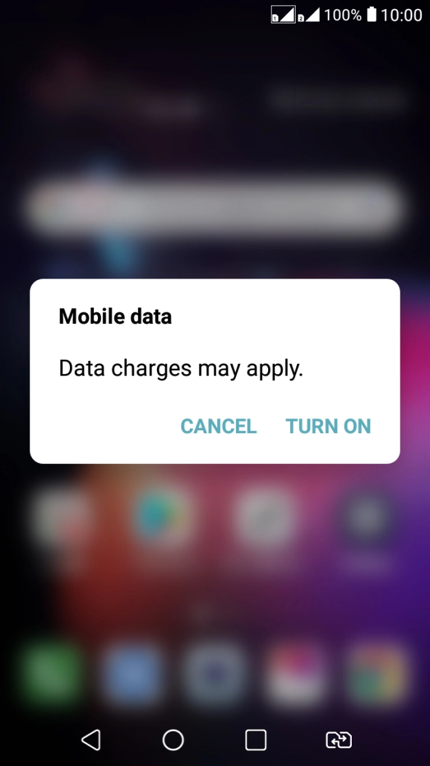 If you turn on the function, press TURN ON. If you turn on the function, press TURN ON.
