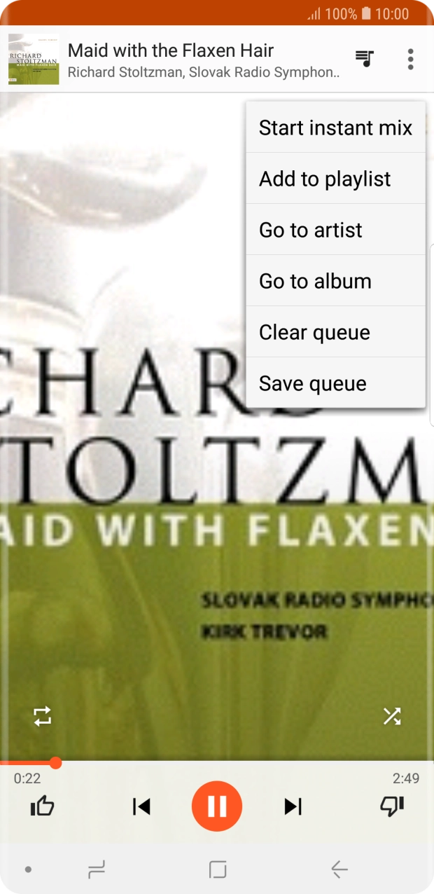 Press Add to playlist.