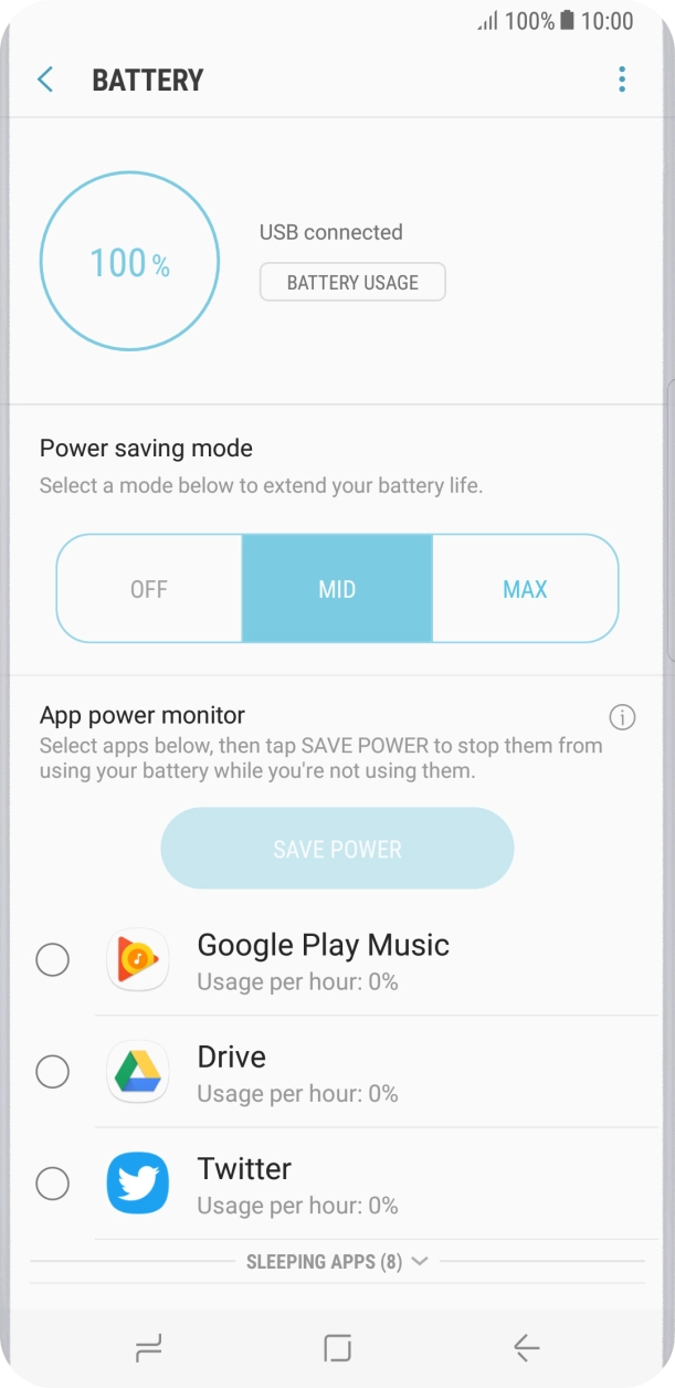 Press the Home key to return to the home screen.