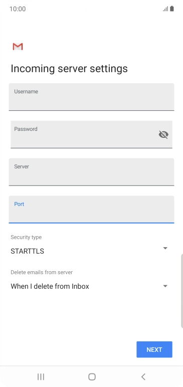 Press the drop down list below Press the drop down list below