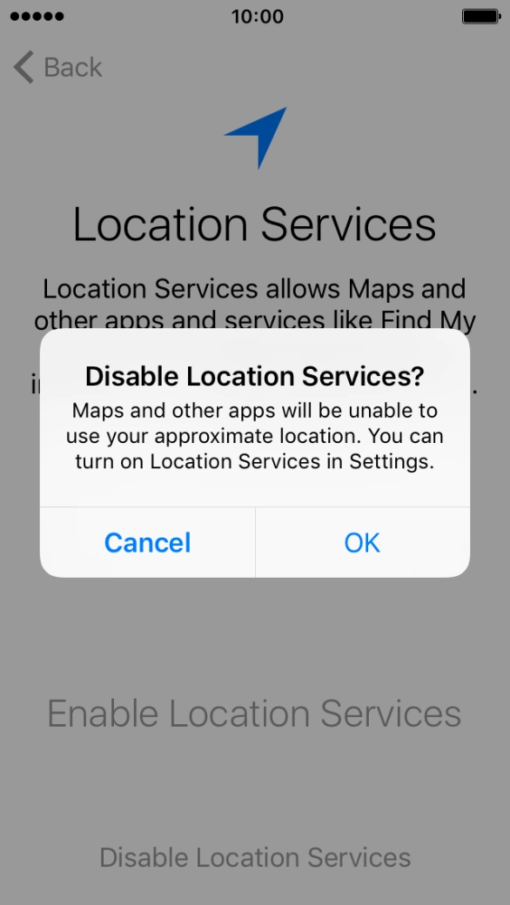 If you turn off the function, press OK.