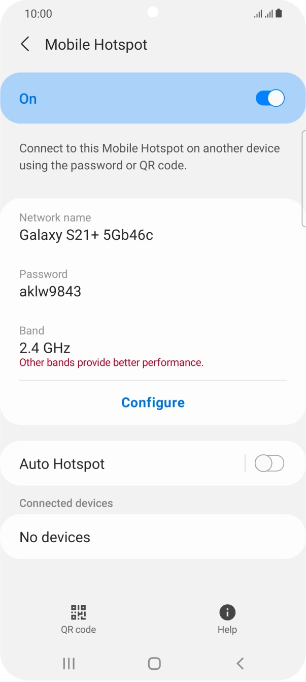 Press the Home key to return to the home screen.