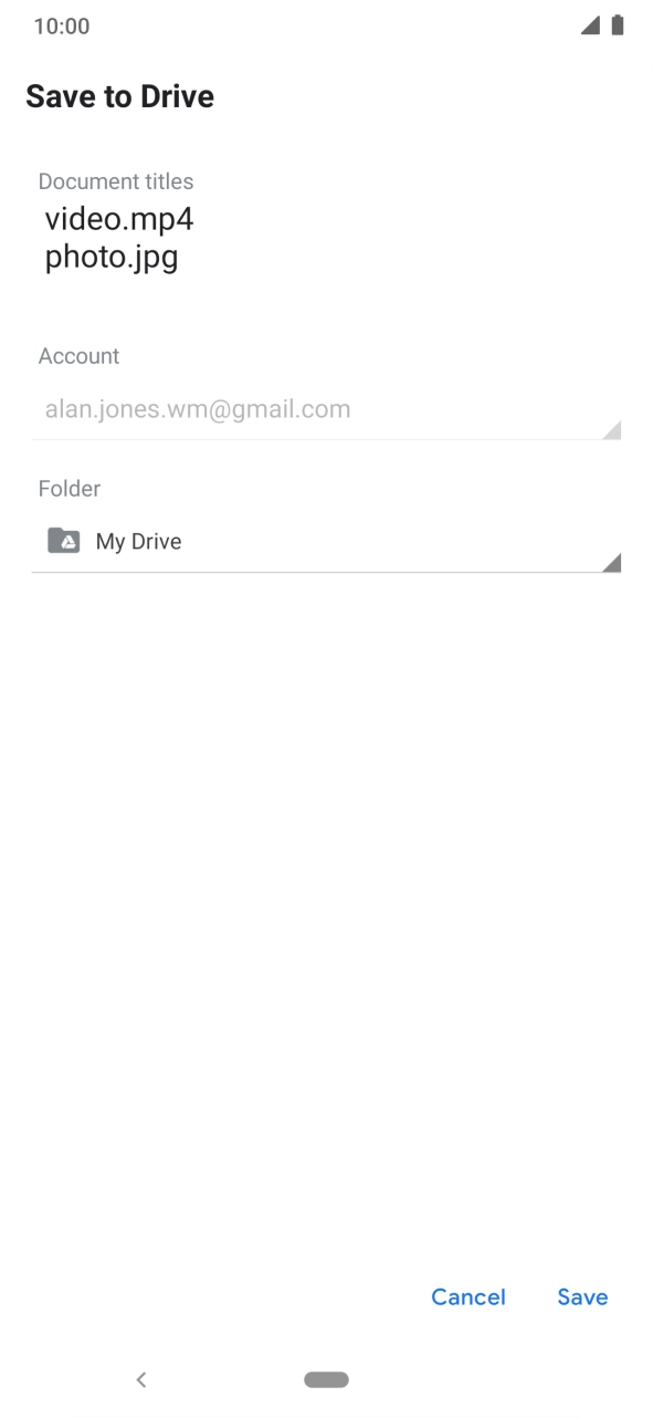 Press the field below 