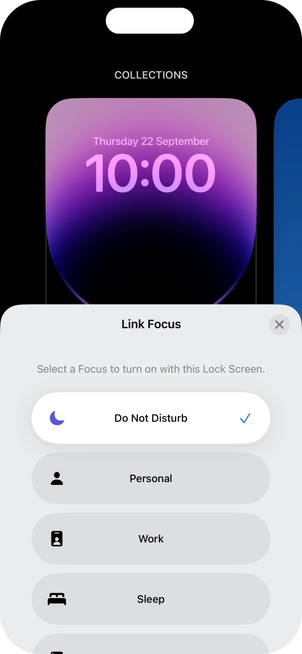 Press the close icon.