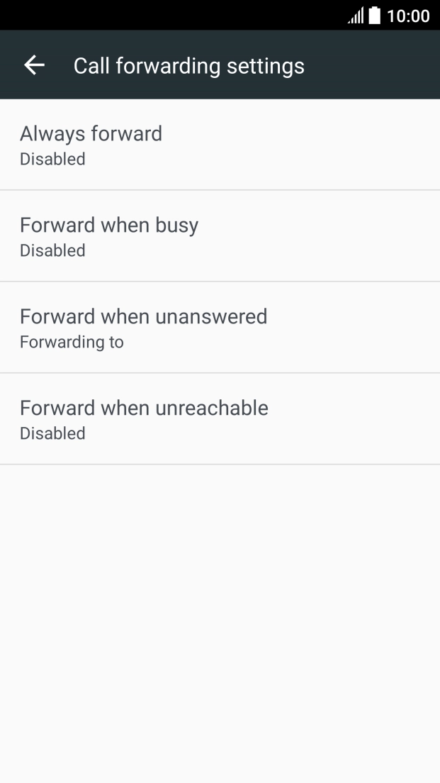 Press the Home key to return to the home screen.