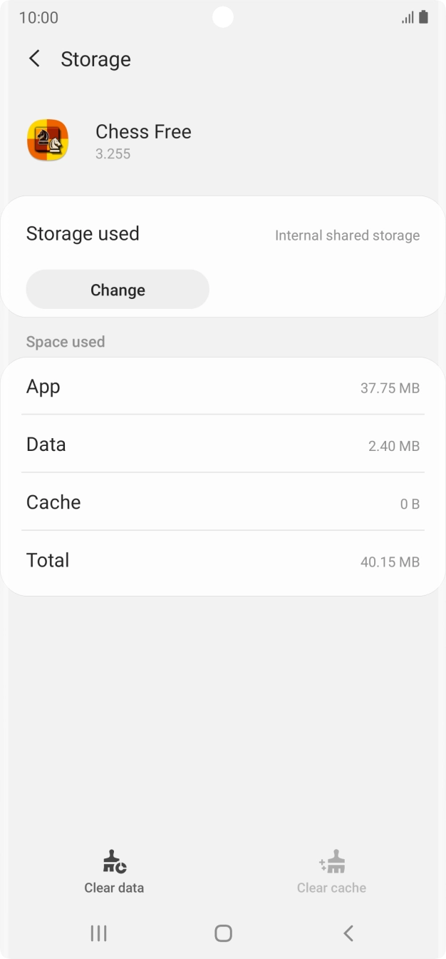 Press the Home key to return to the home screen.