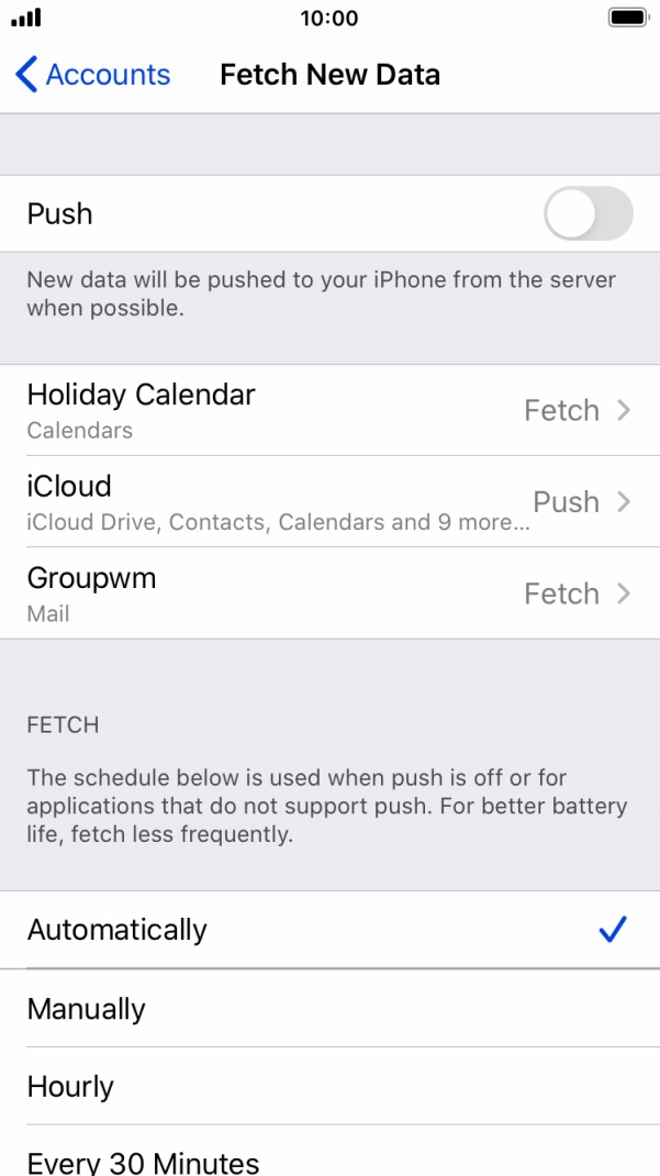 If you turn off the function, press the required setting. If you turn off the function, press the required setting.