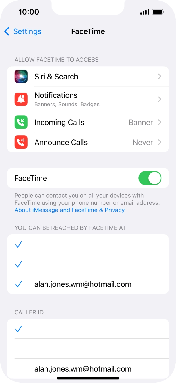 Press the indicator next to Press the indicator next to
