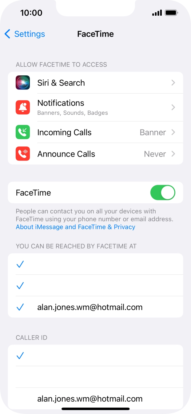 Press the indicator next to Press the indicator next to