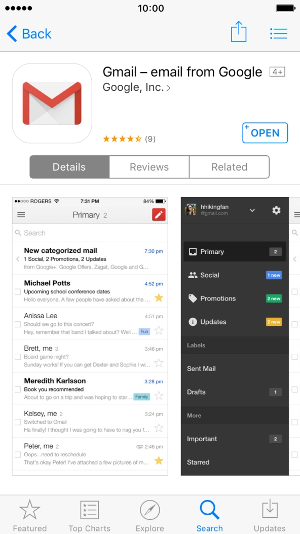 Press the Home key to return to the home screen.