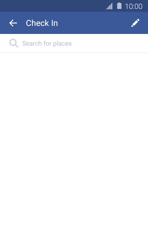 Press the search field and key in the required search word.