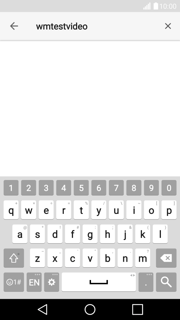 Key in the required search word and press the search icon.