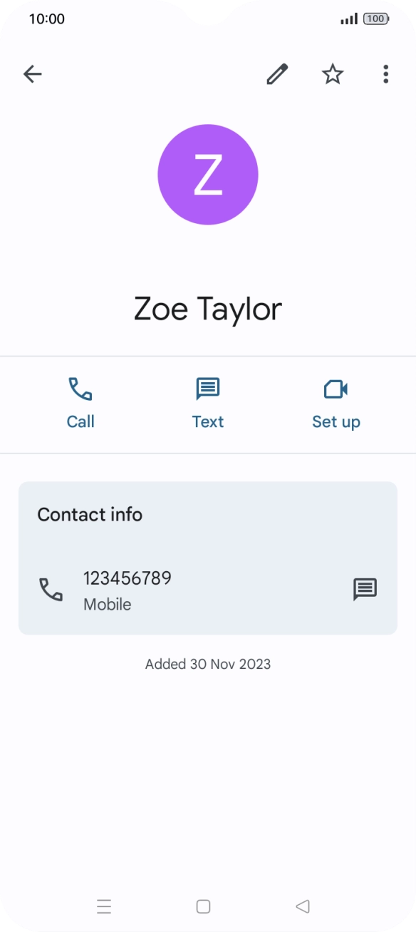 Press the Home key to return to the home screen.
