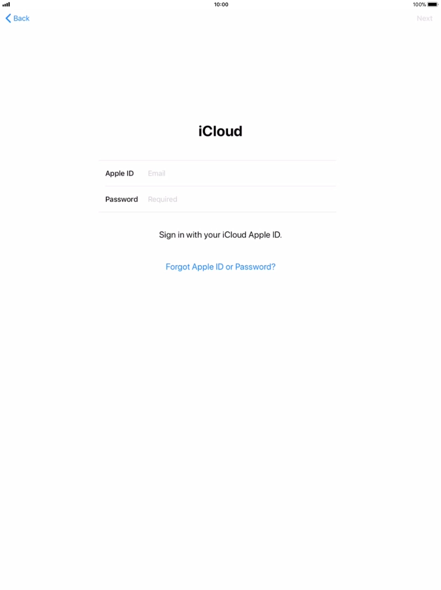 Press the field next to 