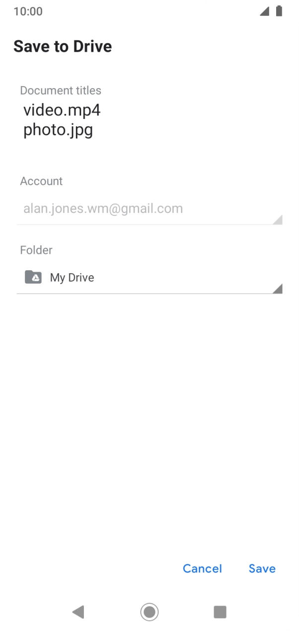 Press the field below 