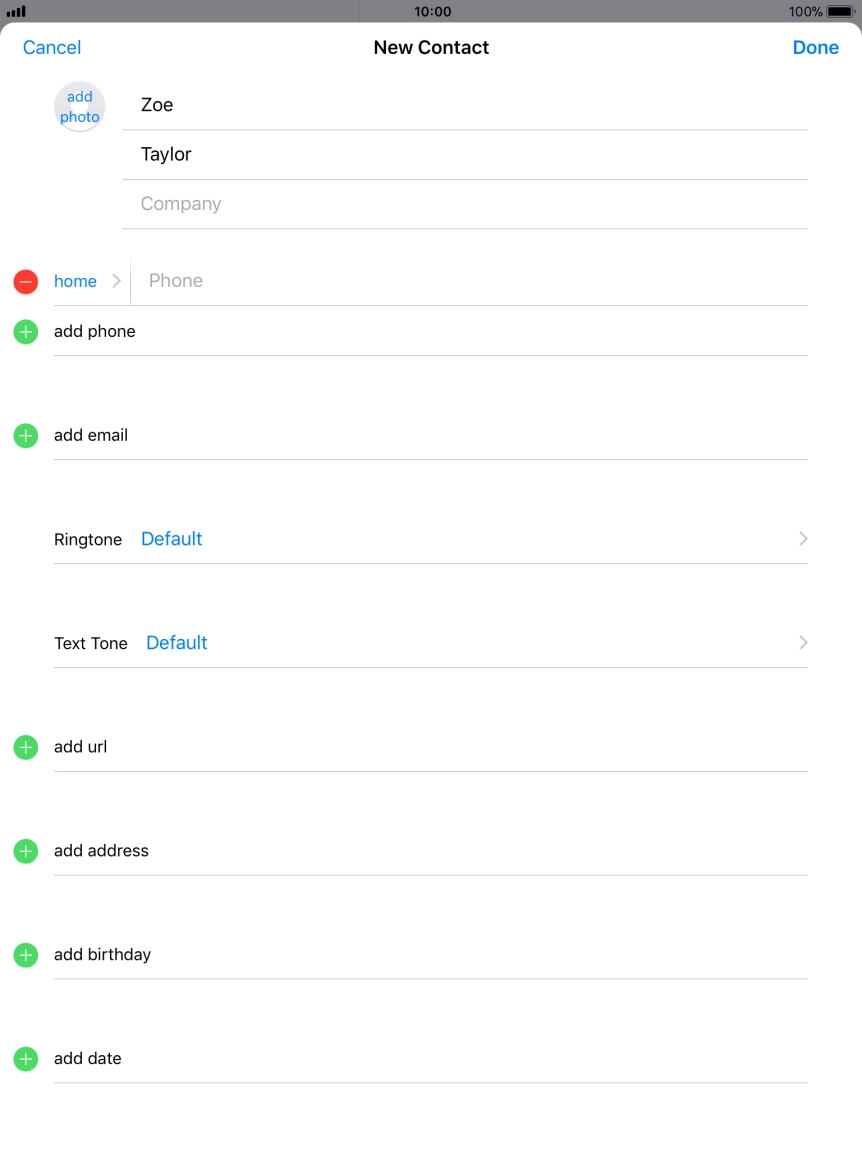 Press Phone and key in the required phone number.