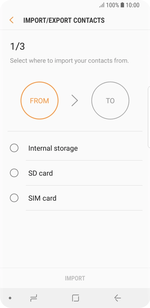 Press SIM card. Press SIM card.