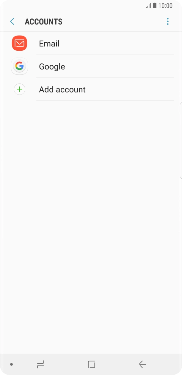 Press the Home key to return to the home screen. Press the Home key to return to the home screen.