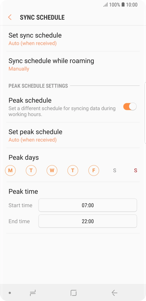 Press the Return key.