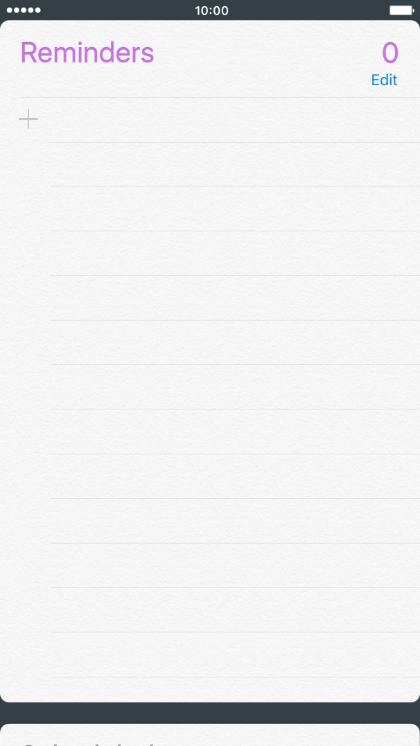 Press the text input field and key in the required text.