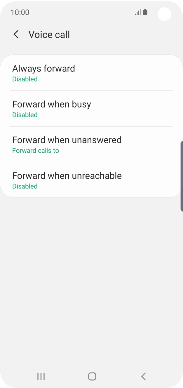 Press the Home key to return to the home screen.