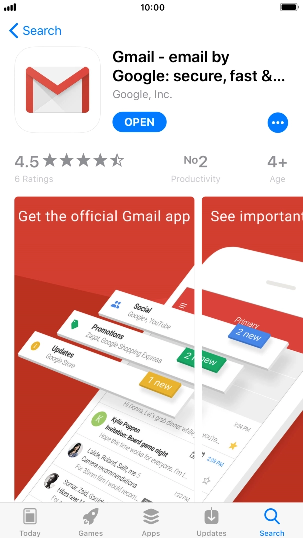 Press the Home key to return to the home screen.