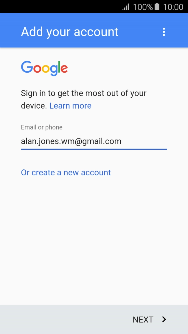 Press NEXT. Press NEXT.