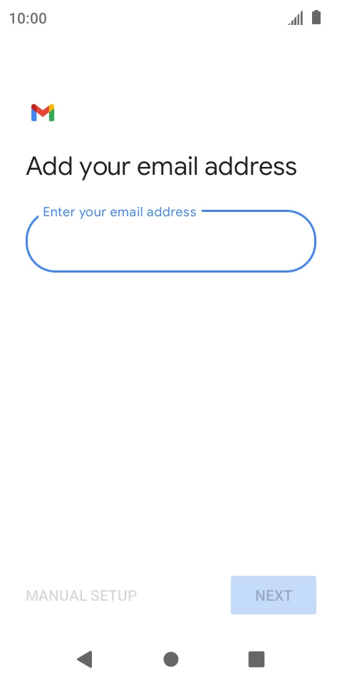 Press the field below 