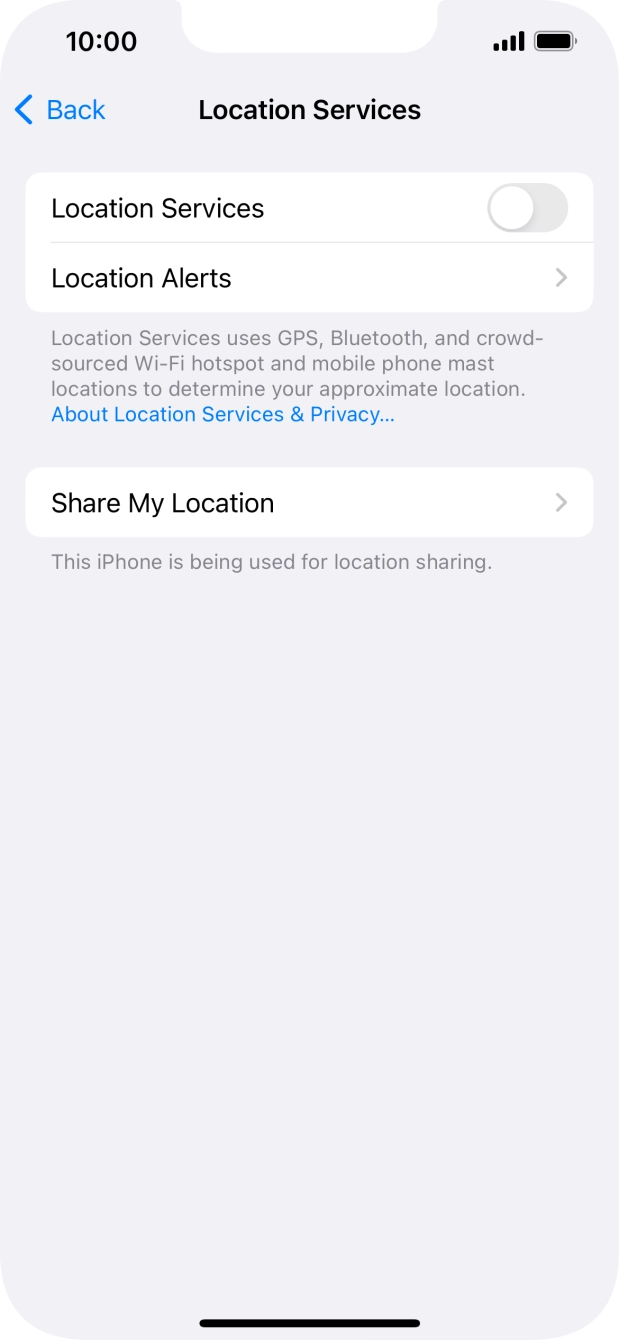 Press the indicator next to Press the indicator next to