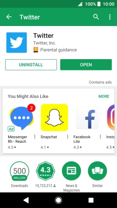 Press the Home key to return to the home screen.