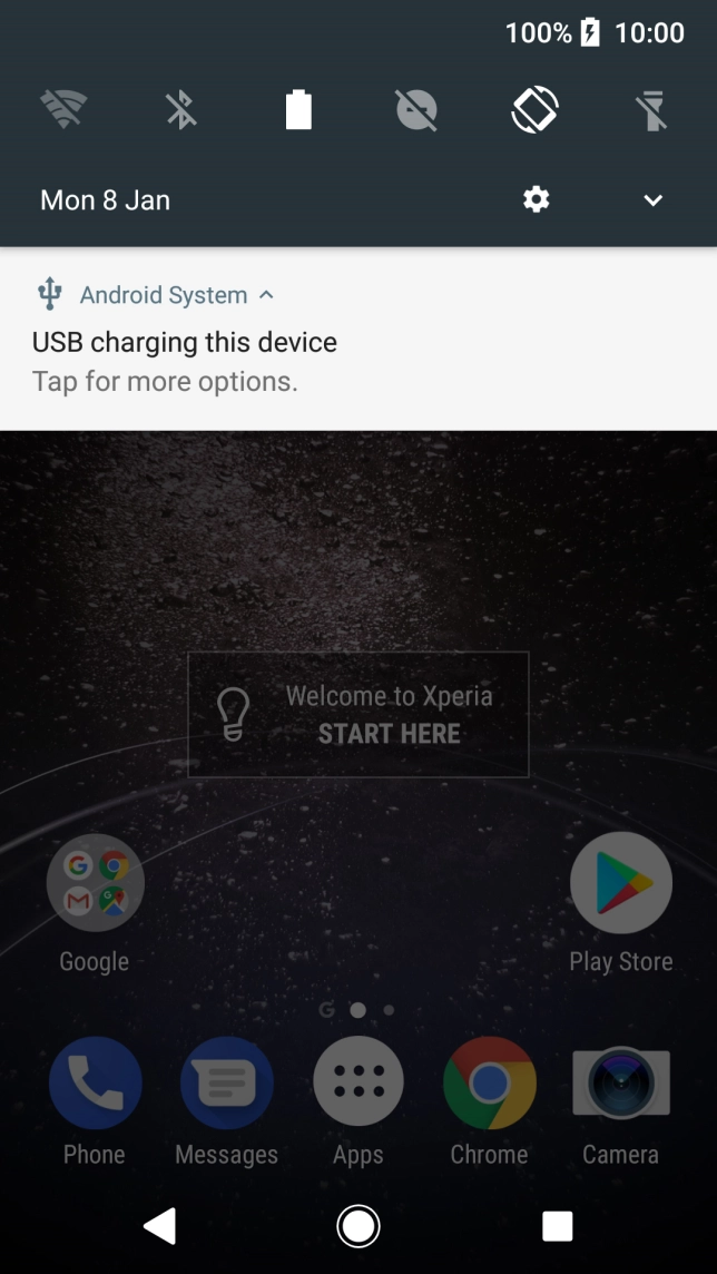 Press Tap for more options..
