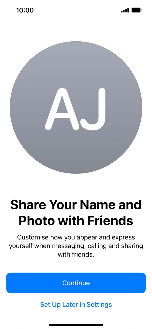 Press Continue. Press Continue.