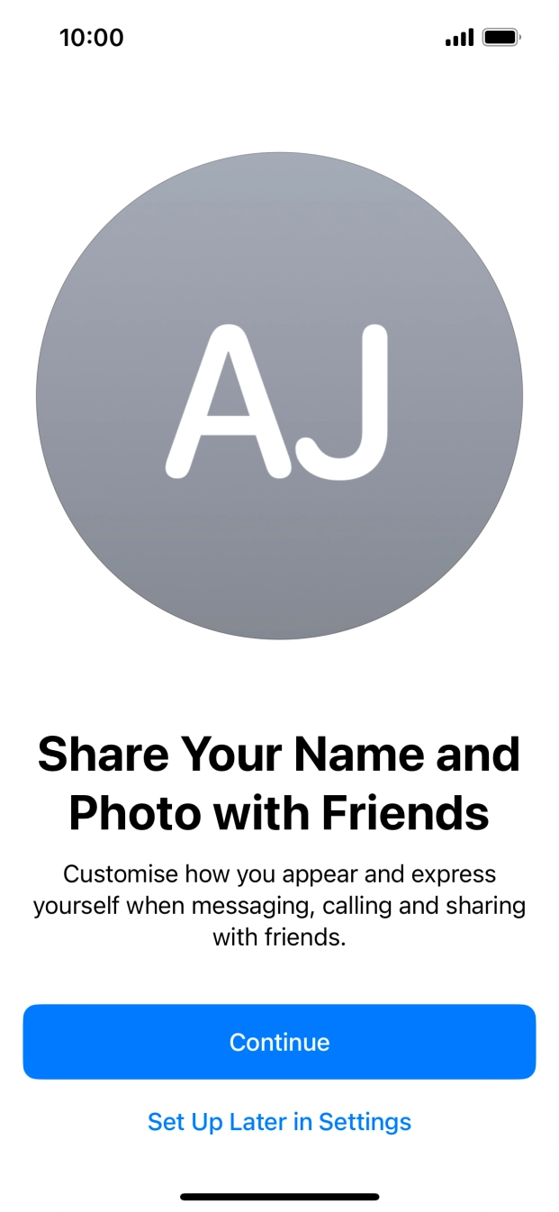 Press Continue. Press Continue.