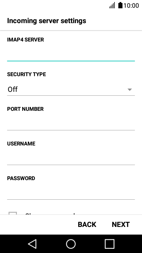 Press the drop down list below 