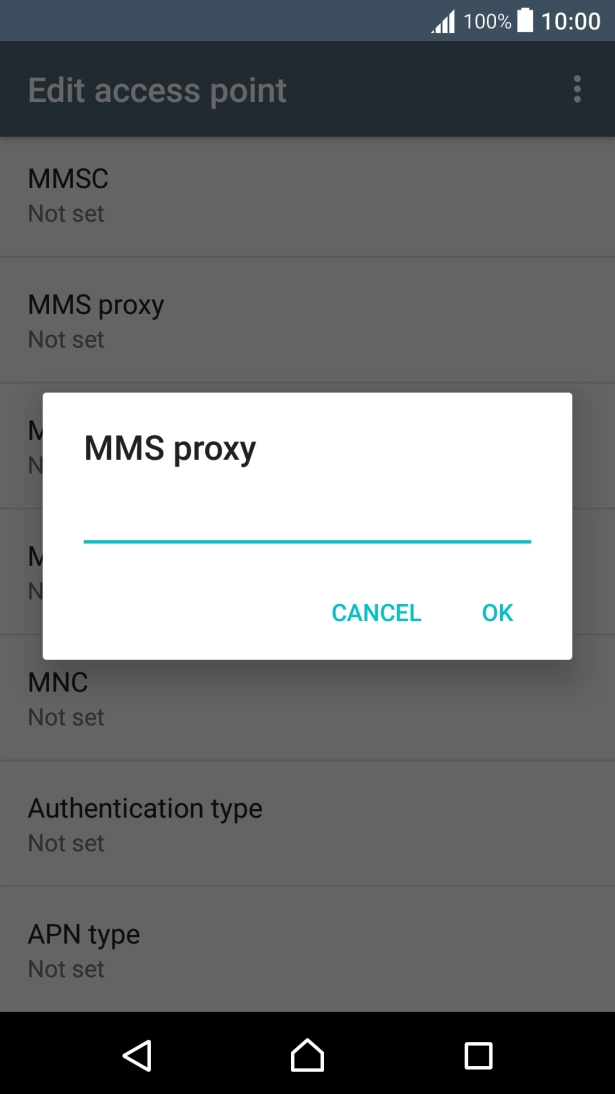 Key in 10.1.1.180 and press OK.