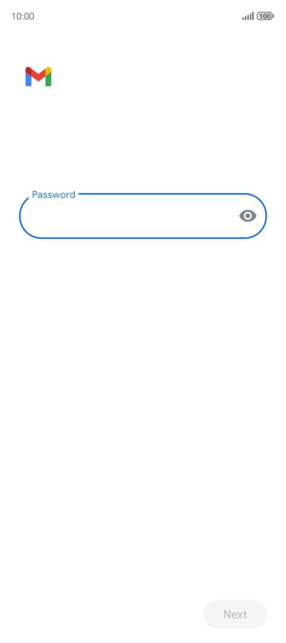 Press the field below 
