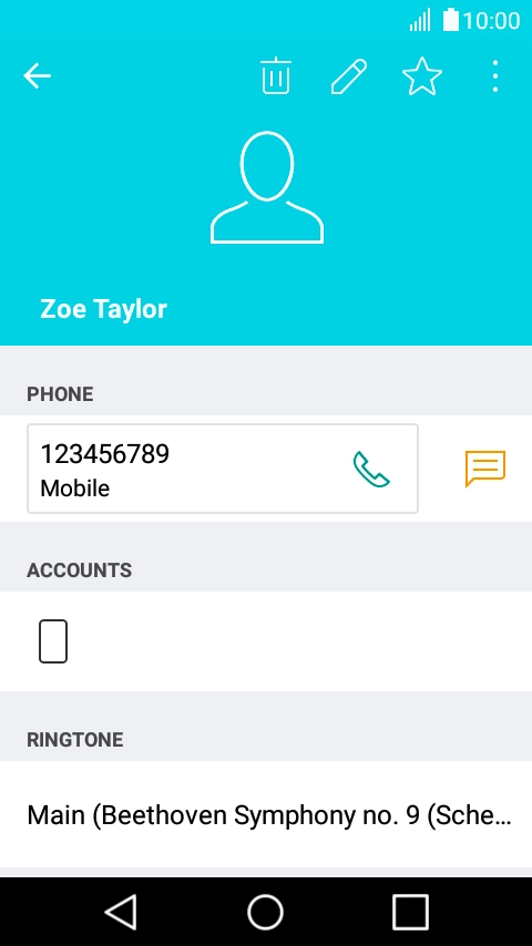 Press the Home key to return to the home screen.