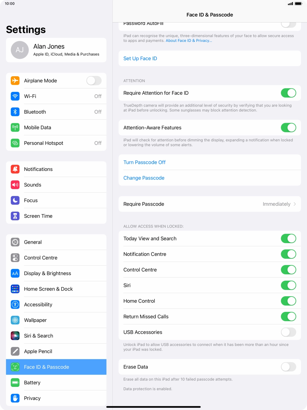Press the indicator next to Press the indicator next to