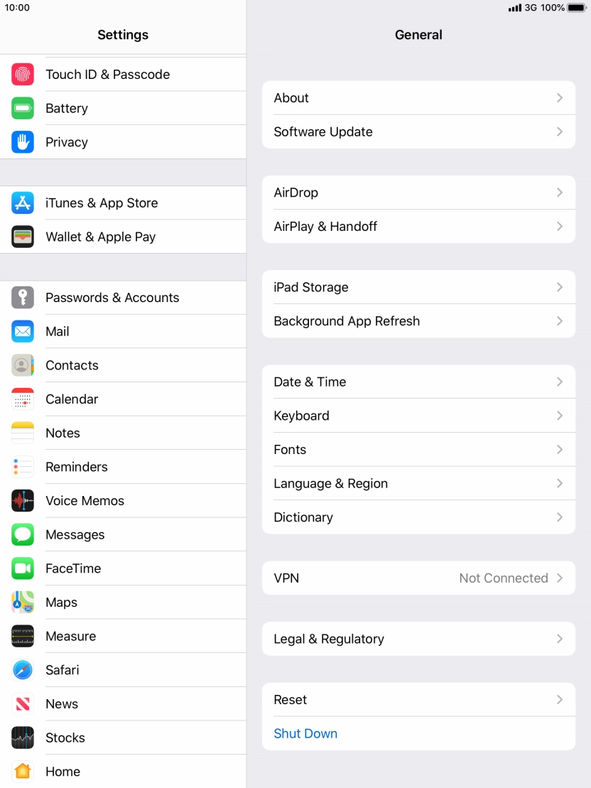 Press Touch ID & Passcode.