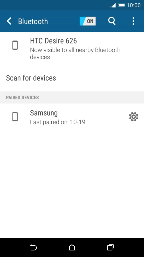 Press the Home key to return to the home screen.