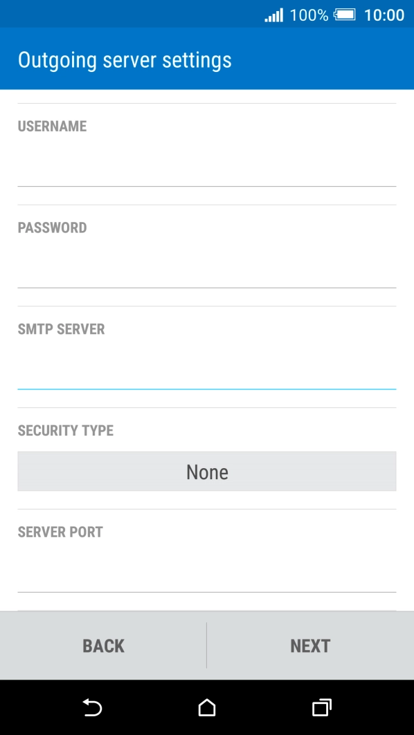 Press the field below 