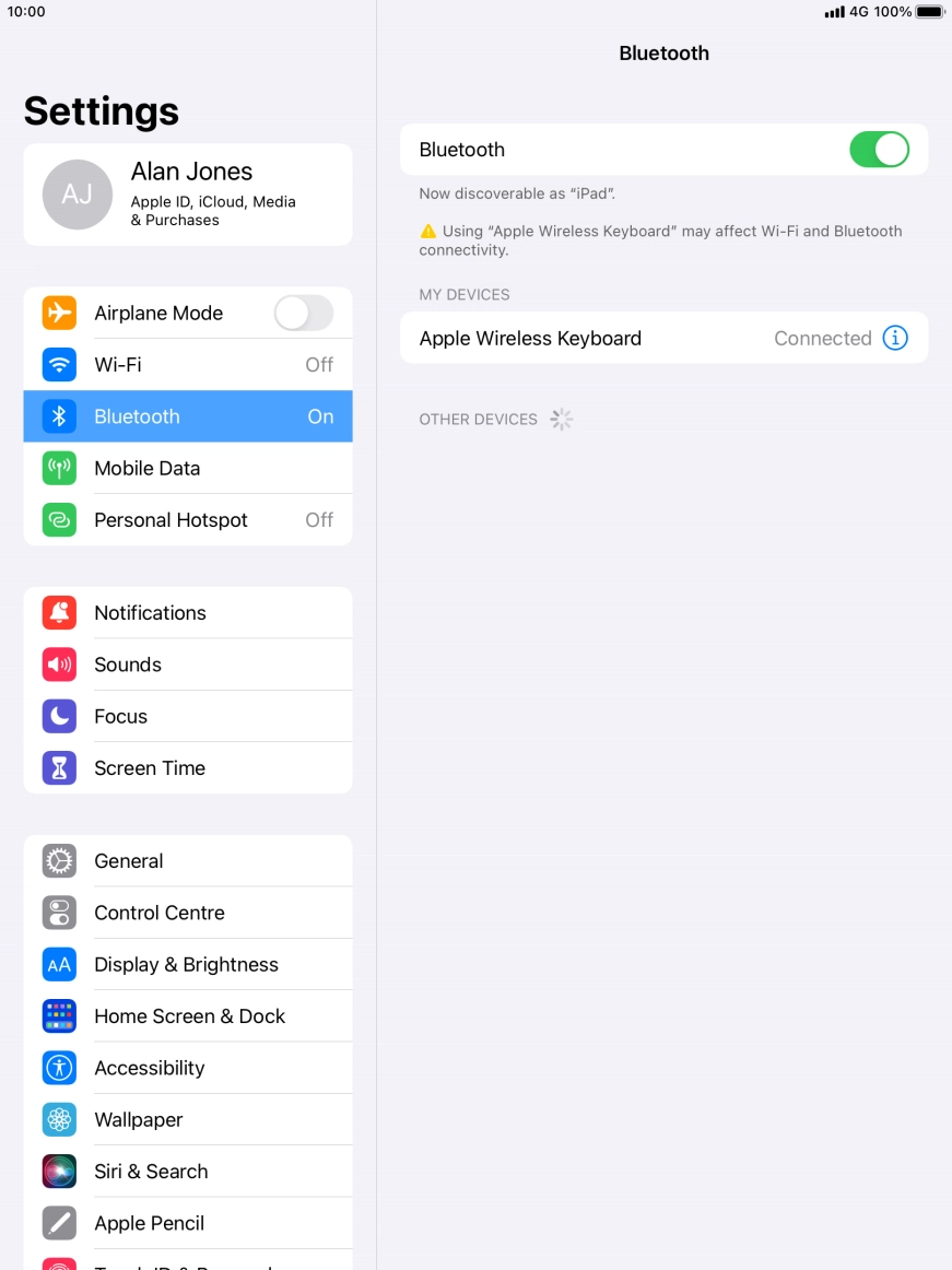 Press the Home key to return to the home screen.