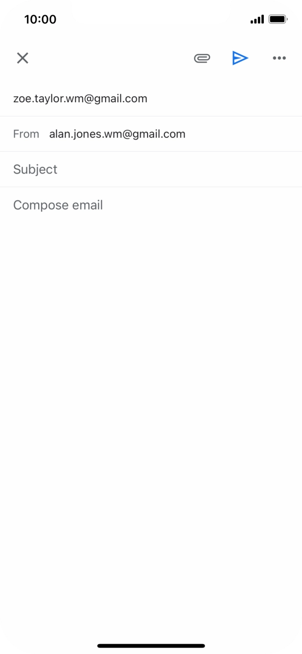 Press Subject and key in the required subject.