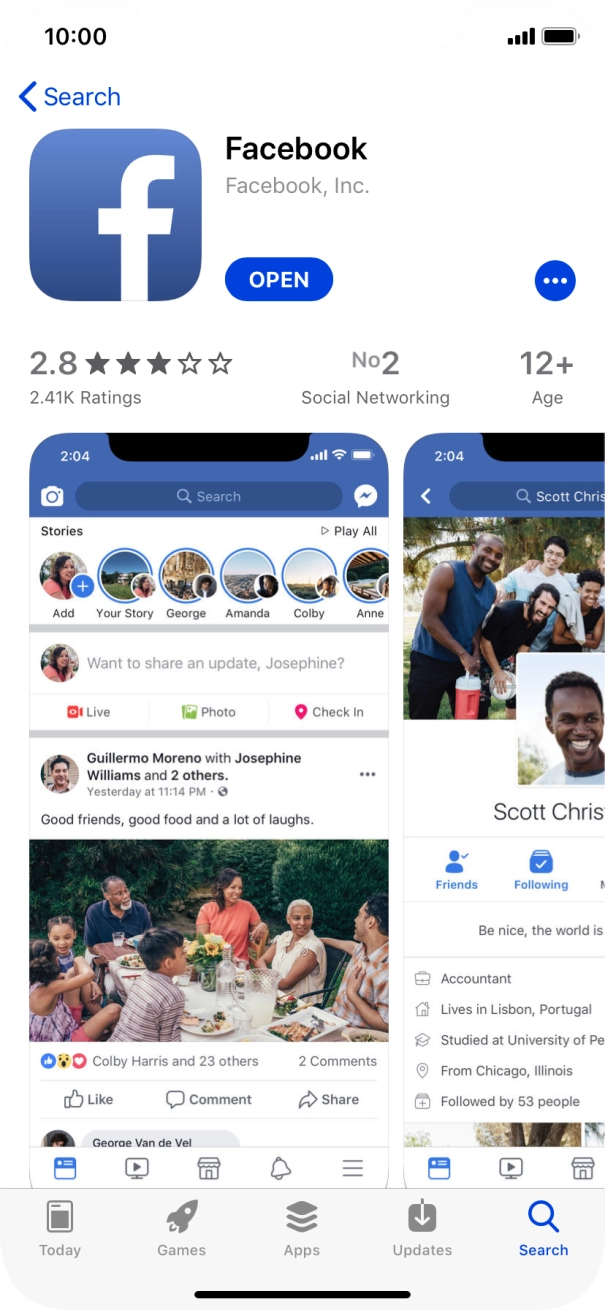 Slide your finger upwards starting from the bottom of the screen to return to the home screen.