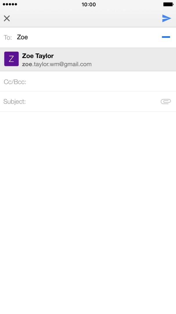 Press the required contact. Press the required contact.