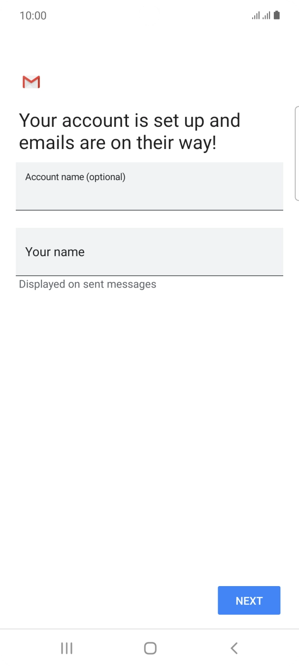 Press the field below 