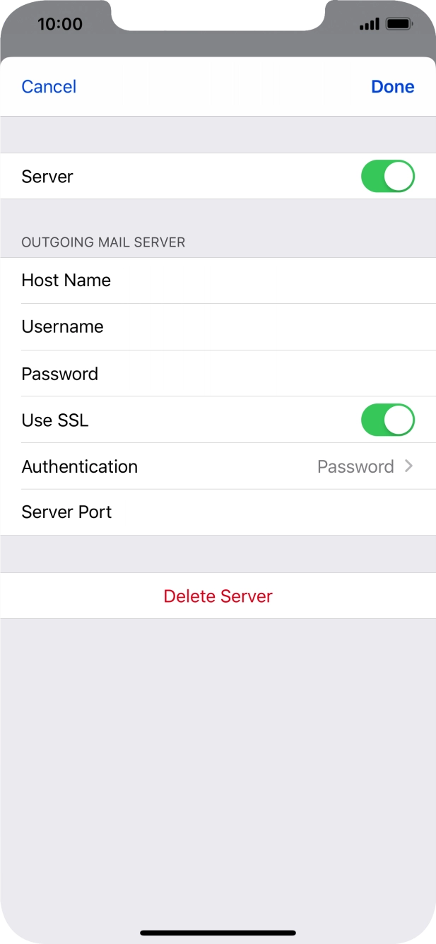 Press Authentication.
