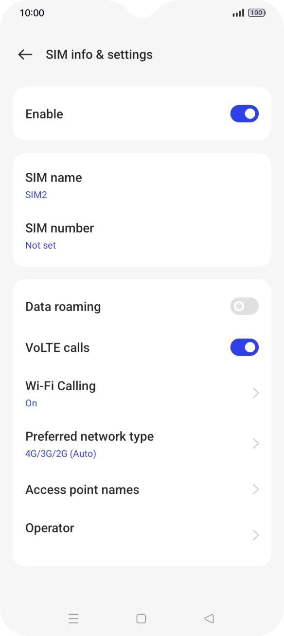 Press the indicator next to Press the indicator next to